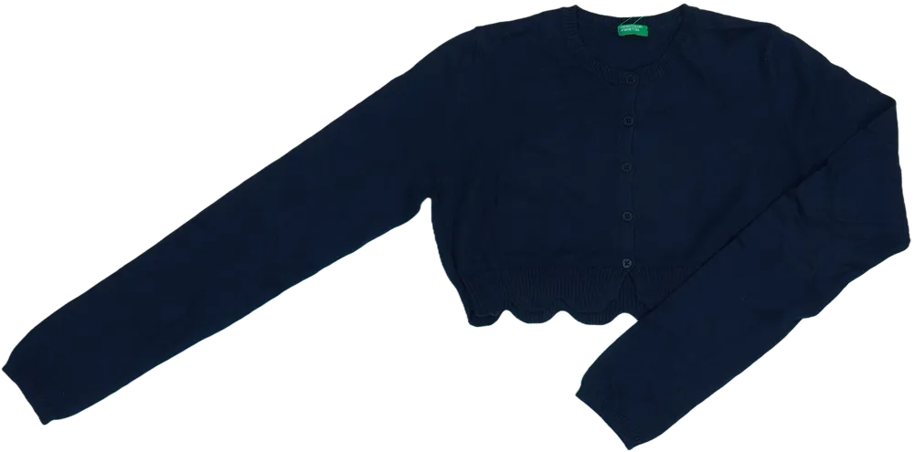 Kék Benetton Bolero EU 164 / UK 14 év / US 14 év/XL
