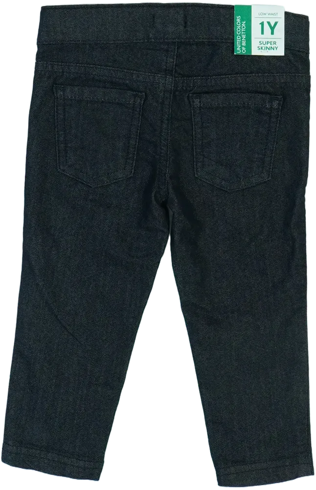 Fekete Benetton Farmernadrág EU 80 / UK 9-12 hónap / US 12 hónap