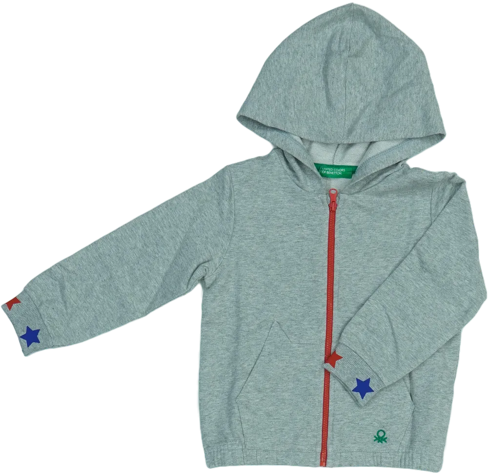 Szürke Benetton Kapucnis pulóver EU 92 / UK 2 év / US 2T