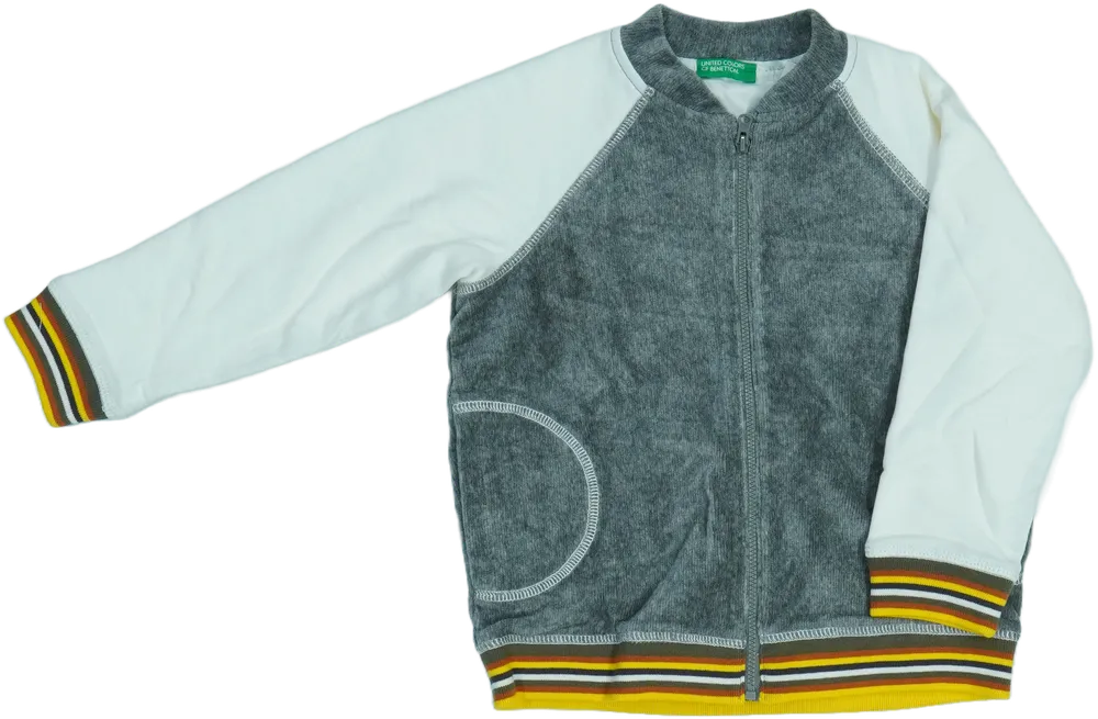 Szürke Benetton Pulóver EU 104 / UK 4 év / US 4T/XS