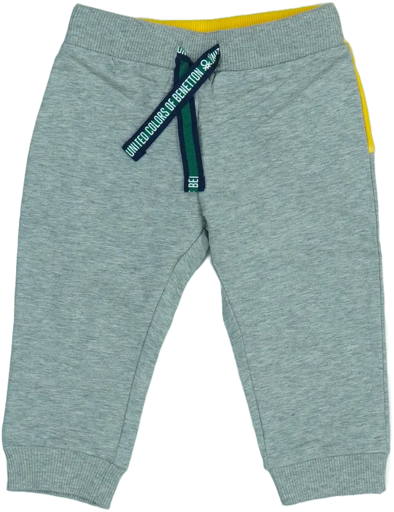 Sárga Benetton Melegítőnadrág EU 80 / UK 9-12 hónap / US 12 hónap