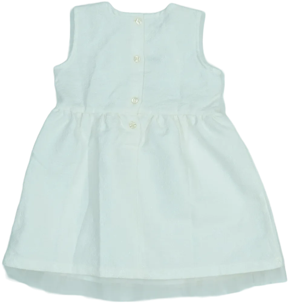 Fehér Benetton Ruha EU 80 / UK 9-12 hónap / US 12 hónap