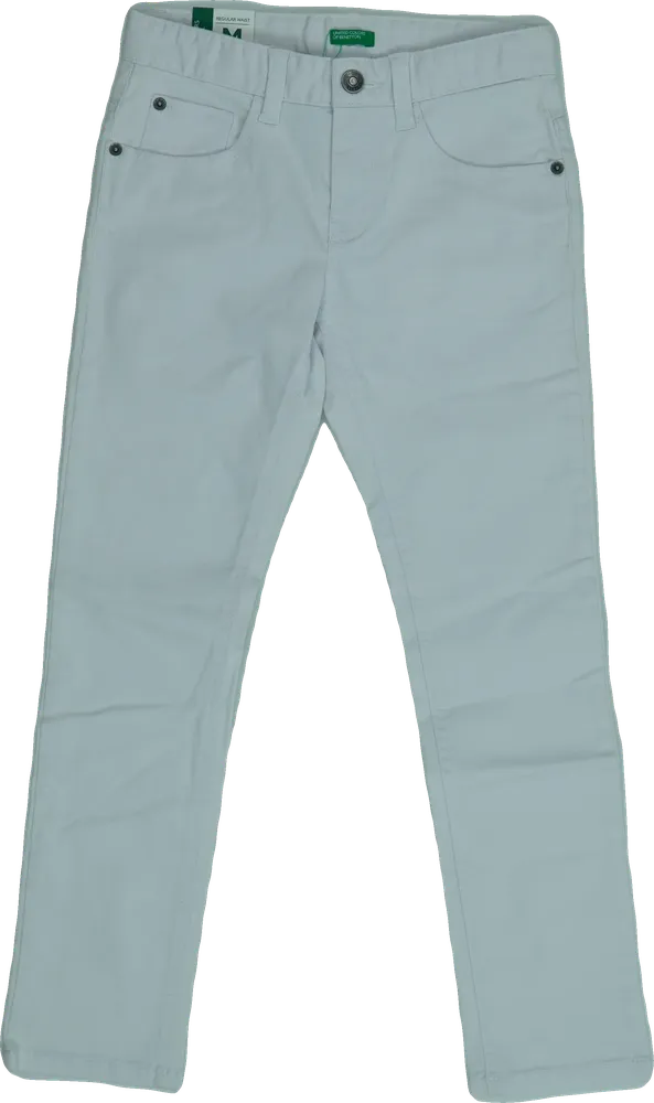 Fehér Benetton Farmernadrág EU 128 / UK 8 év / US 8 év/M