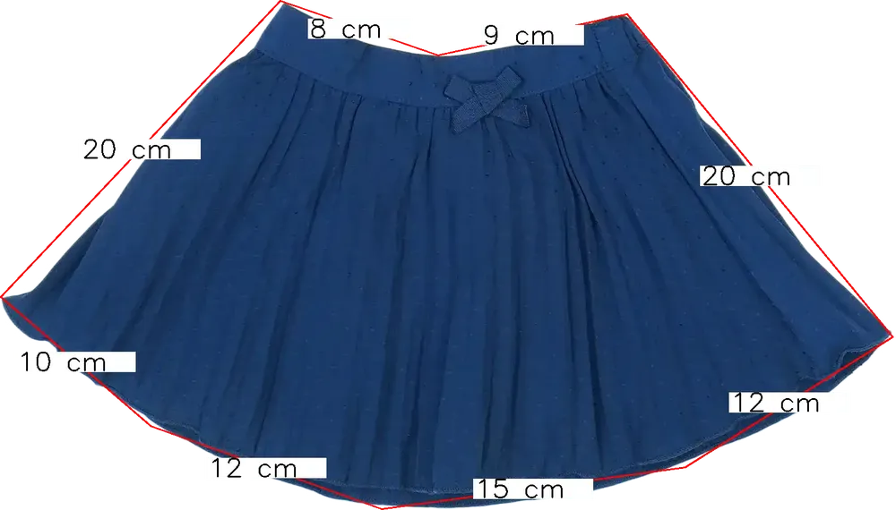 Kék Benetton Szoknya EU 68 / UK 3-6 hónap / US 3-6 hónap