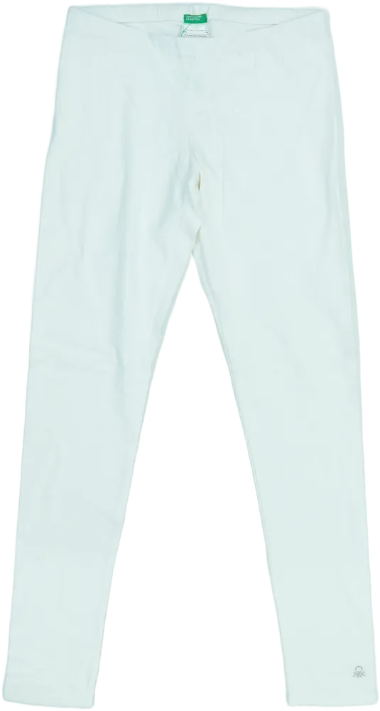 Fehér Benetton Leggings EU 164 / UK 14 év / US 14 év/XL