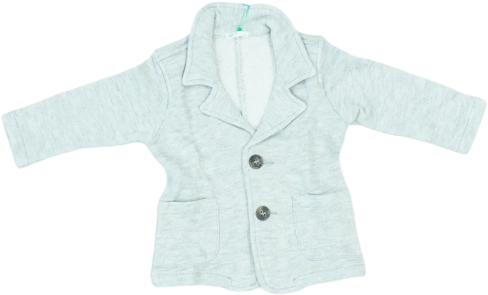 Szürke Benetton Blézer és Zakó EU 74 / UK 6-9 hónap / US 6-9 hónap