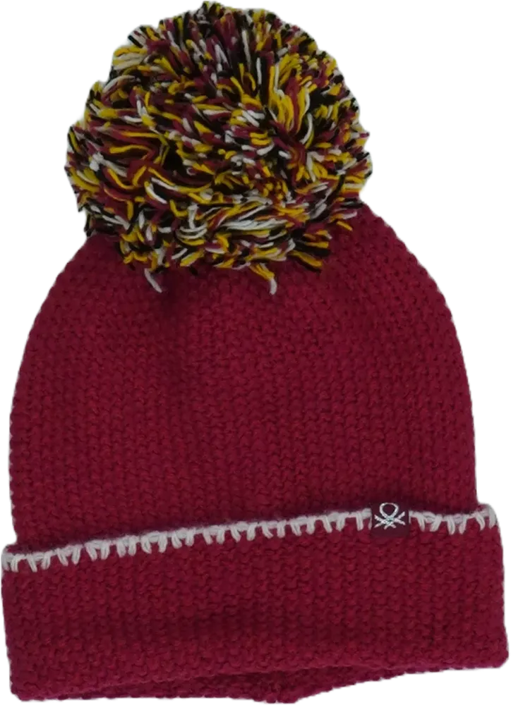 Rózsaszín Benetton Sapka EU 128 / UK 8 év / US 8 év/M