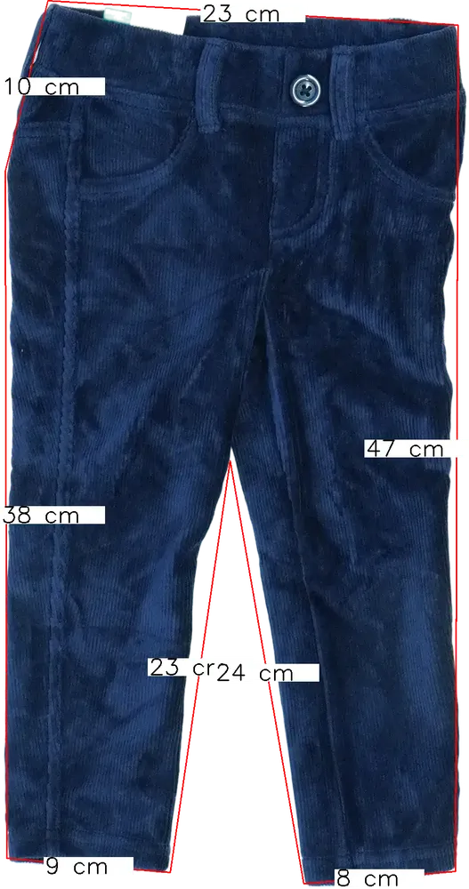 Kék Benetton Baby nadrág EU 92 / UK 2 év / US 2T