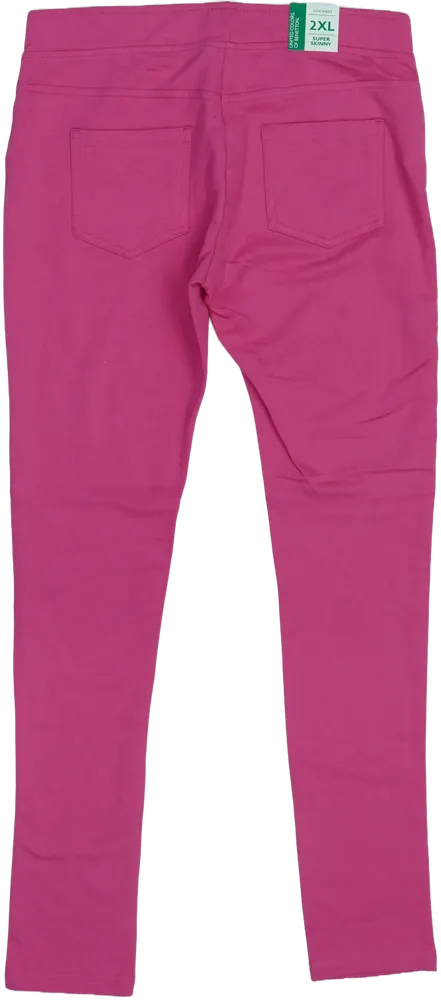 Rózsaszín Benetton Leggings EU 152 / UK 12 év / US 12 év/L