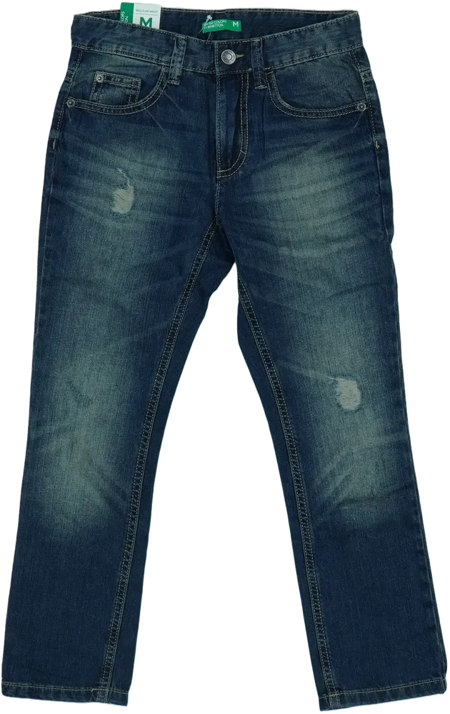 Kék Benetton Farmernadrág EU 128 / UK 8 év / US 8 év/M