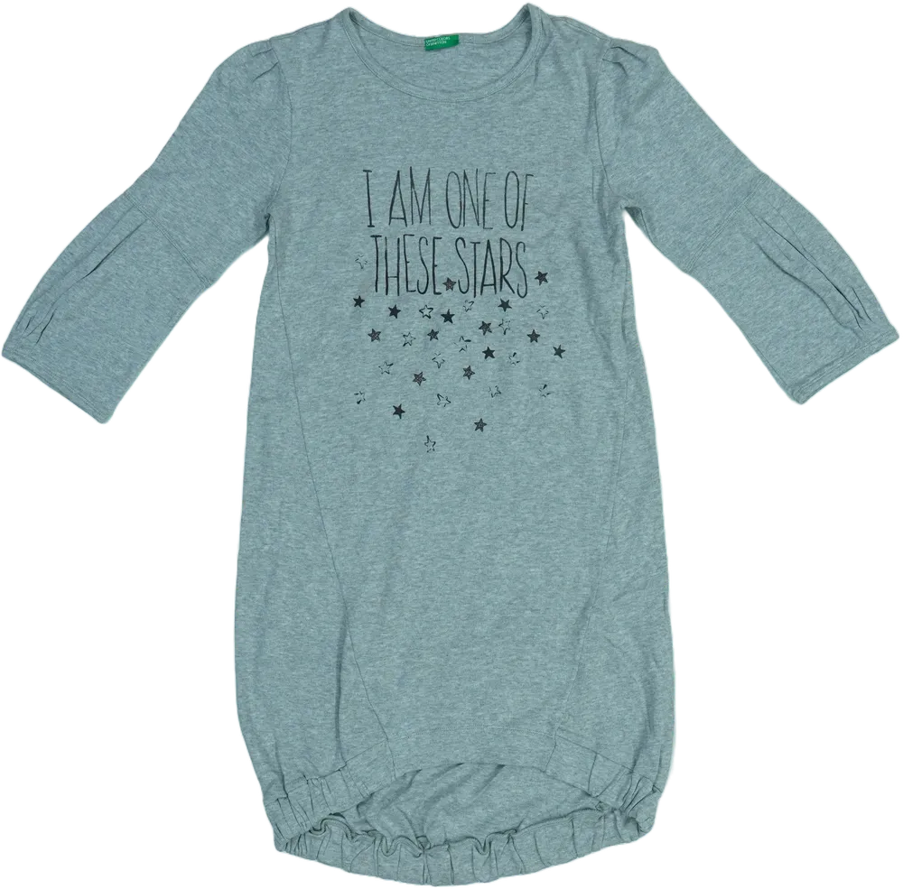 Szürke Benetton Ruha EU 152 / UK 12 év / US 12 év/L