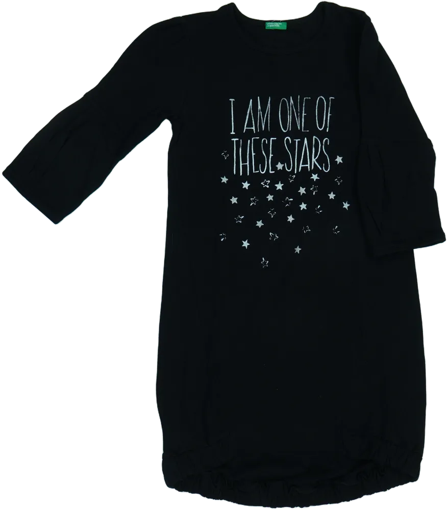 Fekete Benetton Ruha EU 146 / UK 11 év / US 12 év/L