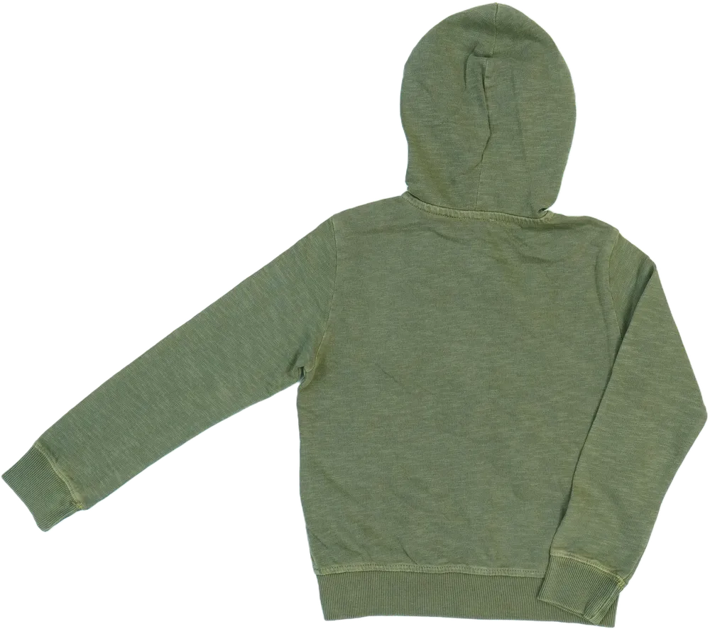 Zöld Benetton Kapucnis pulóver EU 122 / UK 7 év / US 7 év/M