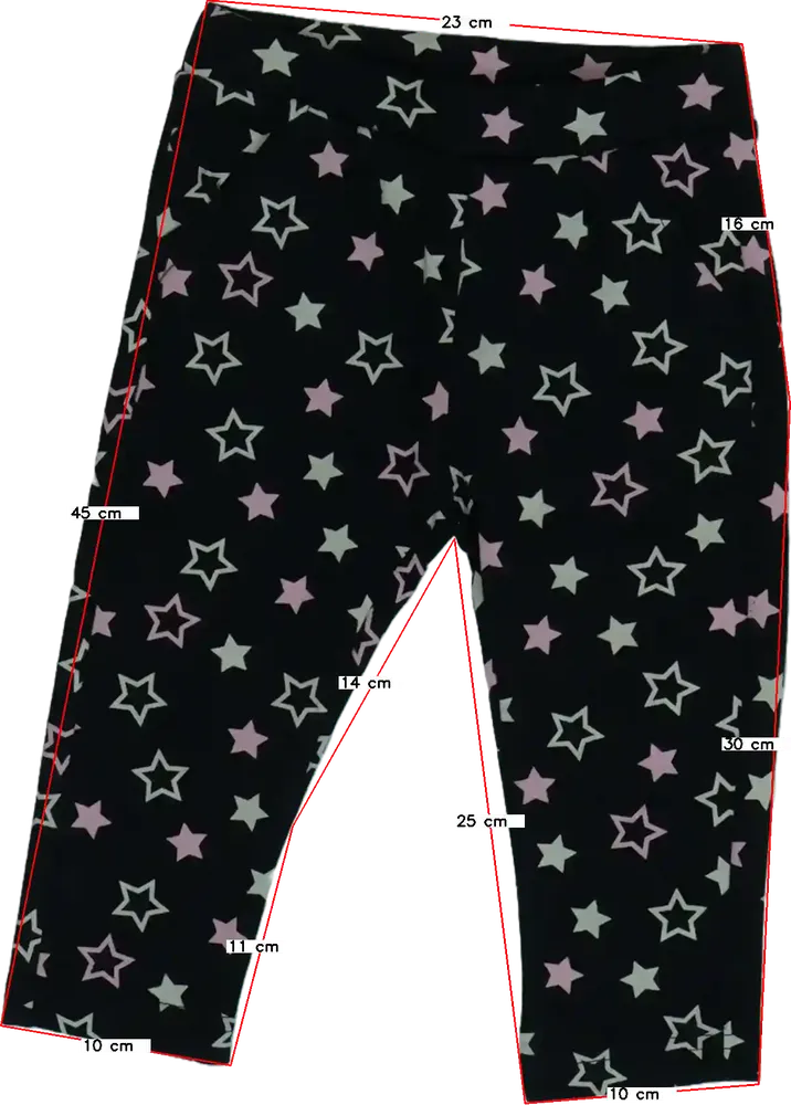 Fekete Benetton Leggings EU 80 / UK 9-12 hónap / US 12 hónap