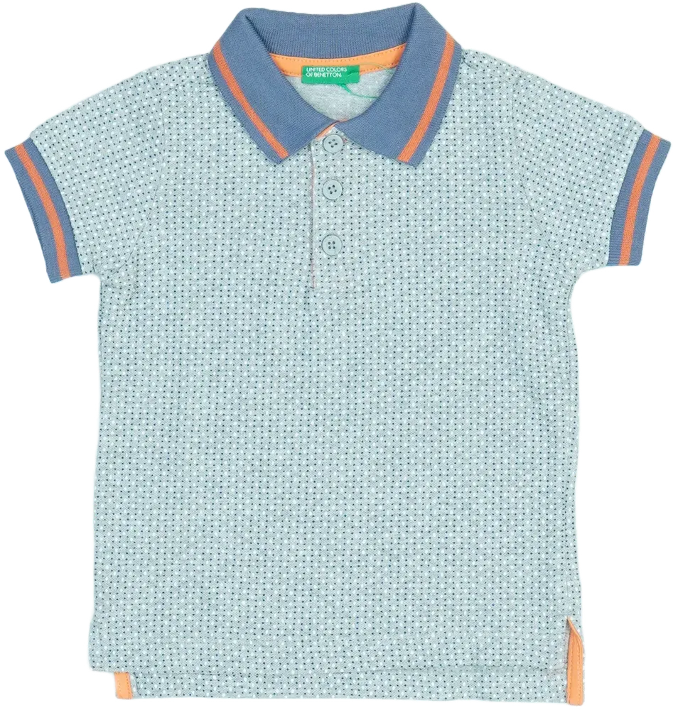 Szürke Benetton Galléros póló EU 92 / UK 2 év / US 2T