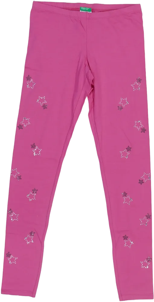 Rózsaszín Benetton Leggings EU 164 / UK 14 év / US 14 év/XL