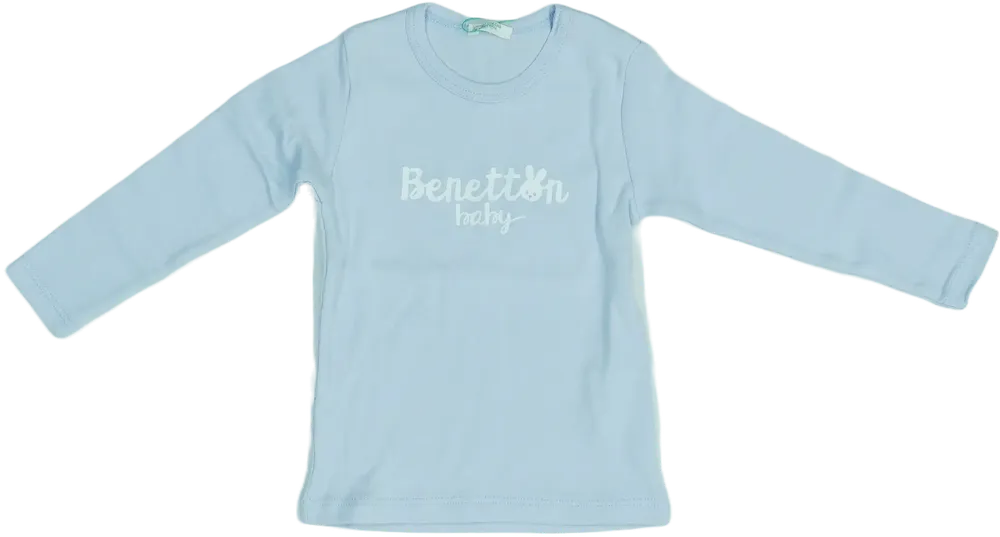 Kék Benetton Hosszú ujjú felső EU 80 / UK 9-12 hónap / US 12 hónap