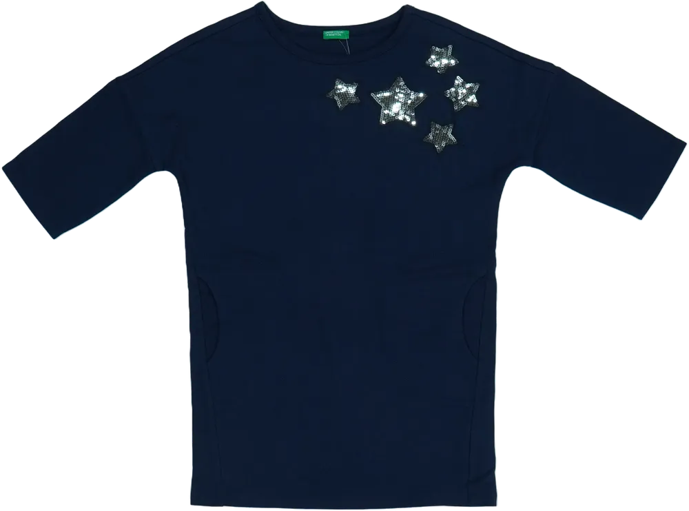 Kék Benetton Ruha EU 128 / UK 8 év / US 8 év/M