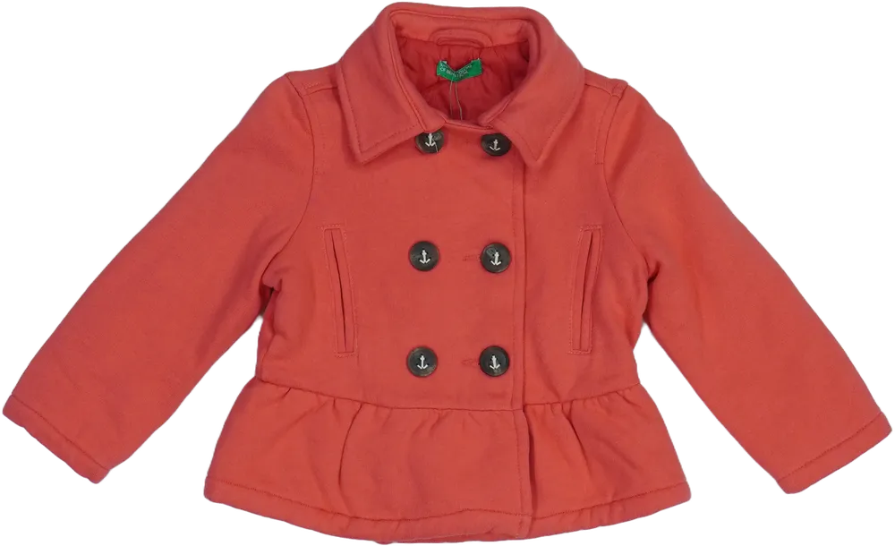 Rózsaszín Benetton Átmeneti kabát EU 98 / UK 3 év / US 3T