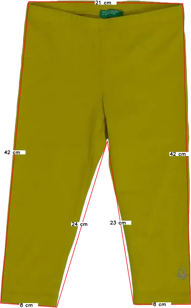 Sárga Benetton Leggings EU 80 / UK 9-12 hónap / US 12 hónap