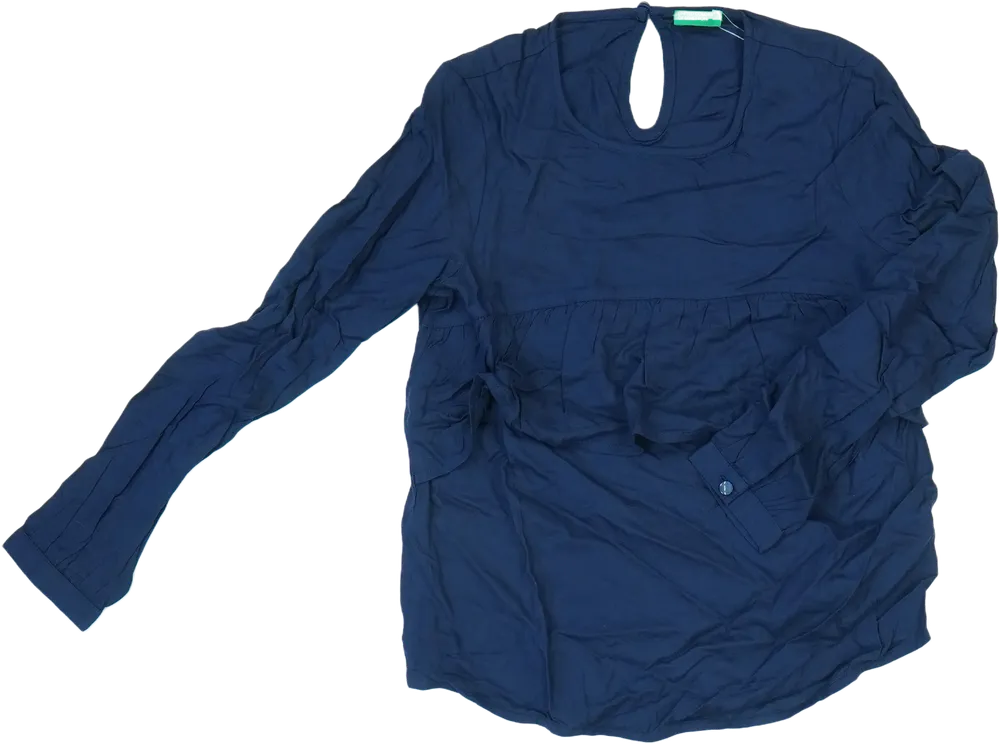 Kék Sisley Hosszú ujjú felső EU 134 / UK 9 év / US 9 év/L