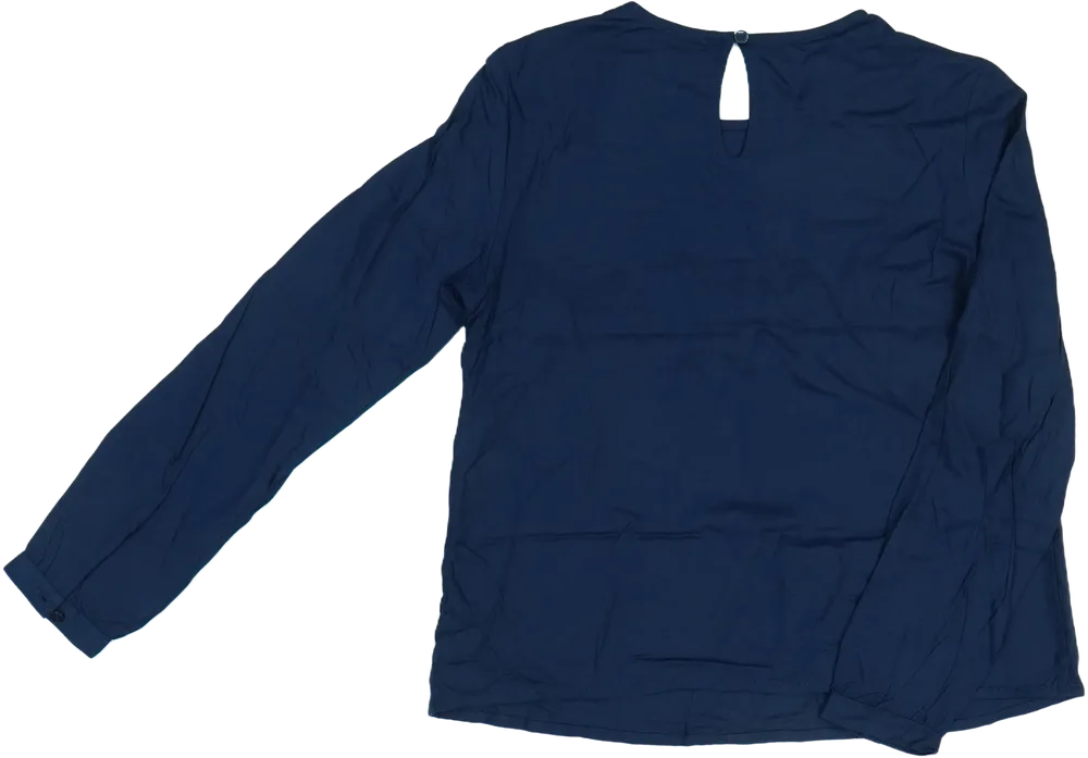 Kék Benetton Blúz EU 146 / UK 11 év / US 12 év/L