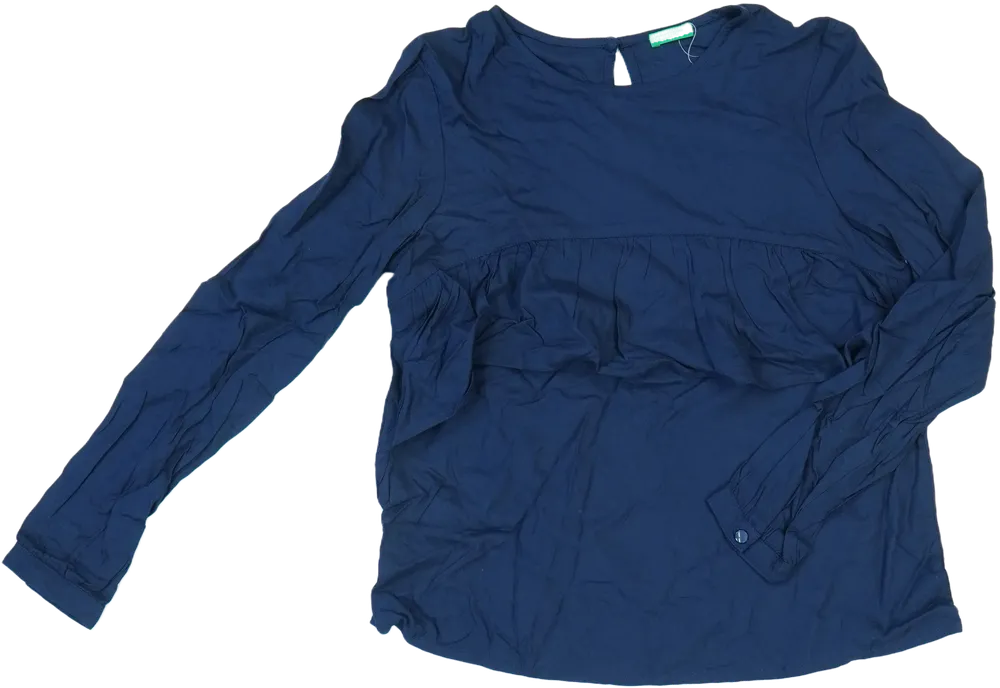 Kék Benetton Blúz EU 146 / UK 11 év / US 12 év/L
