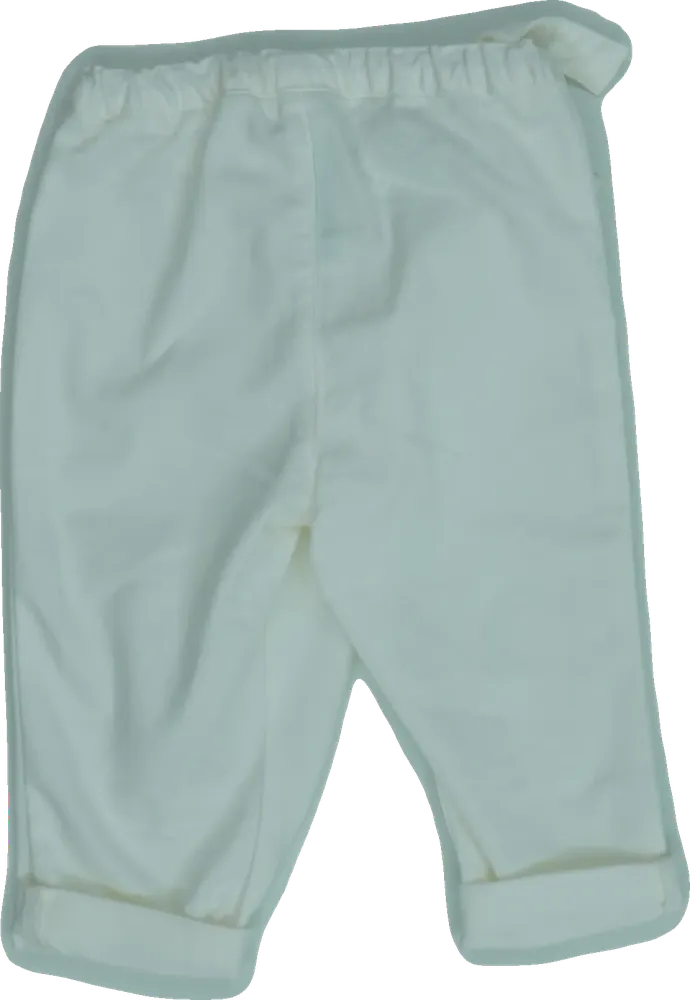 Fehér Benetton Baby nadrág EU 74 / UK 6-9 hónap / US 6-9 hónap