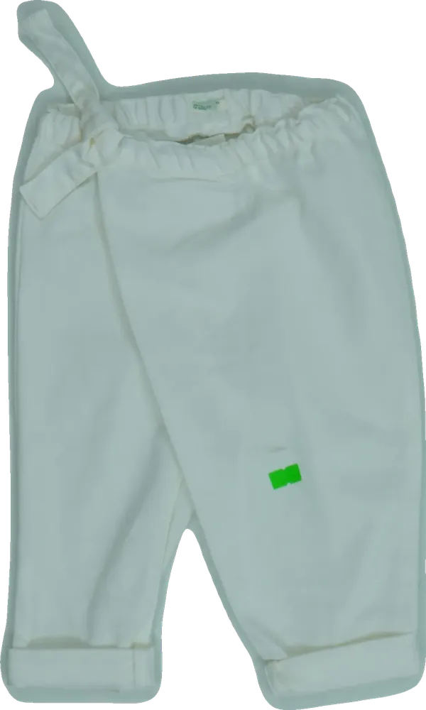 Fehér Benetton Baby nadrág EU 74 / UK 6-9 hónap / US 6-9 hónap