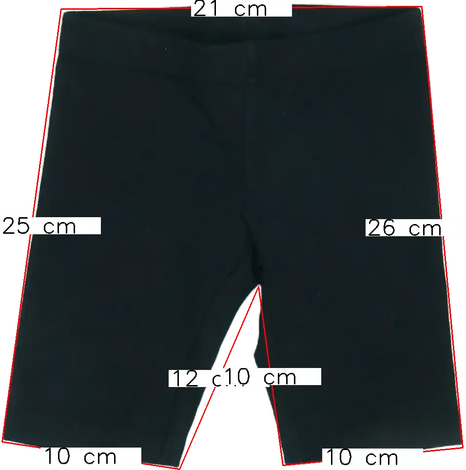 Fekete Benetton Rövidnadrág EU 74 / UK 6-9 hónap / US 6-9 hónap