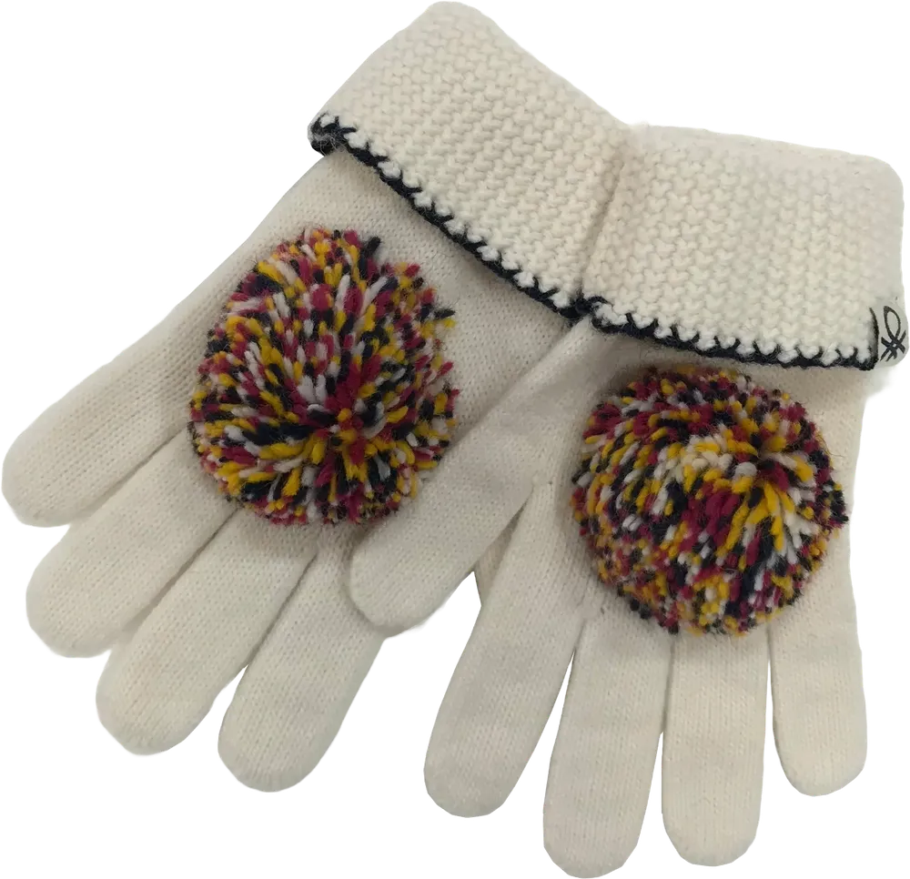 Barna Benetton Kesztyű (5-ujjas) EU 128 / UK 8 év / US 8 év/M