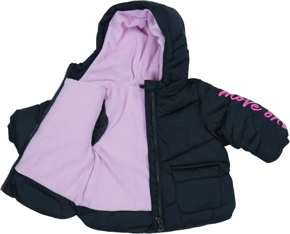 Fekete Benetton Télikabát EU 68 / UK 3-6 hónap / US 3-6 hónap