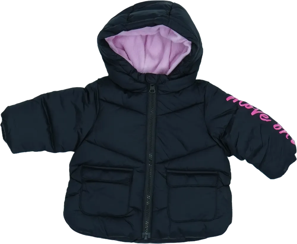 Fekete Benetton Télikabát EU 68 / UK 3-6 hónap / US 3-6 hónap