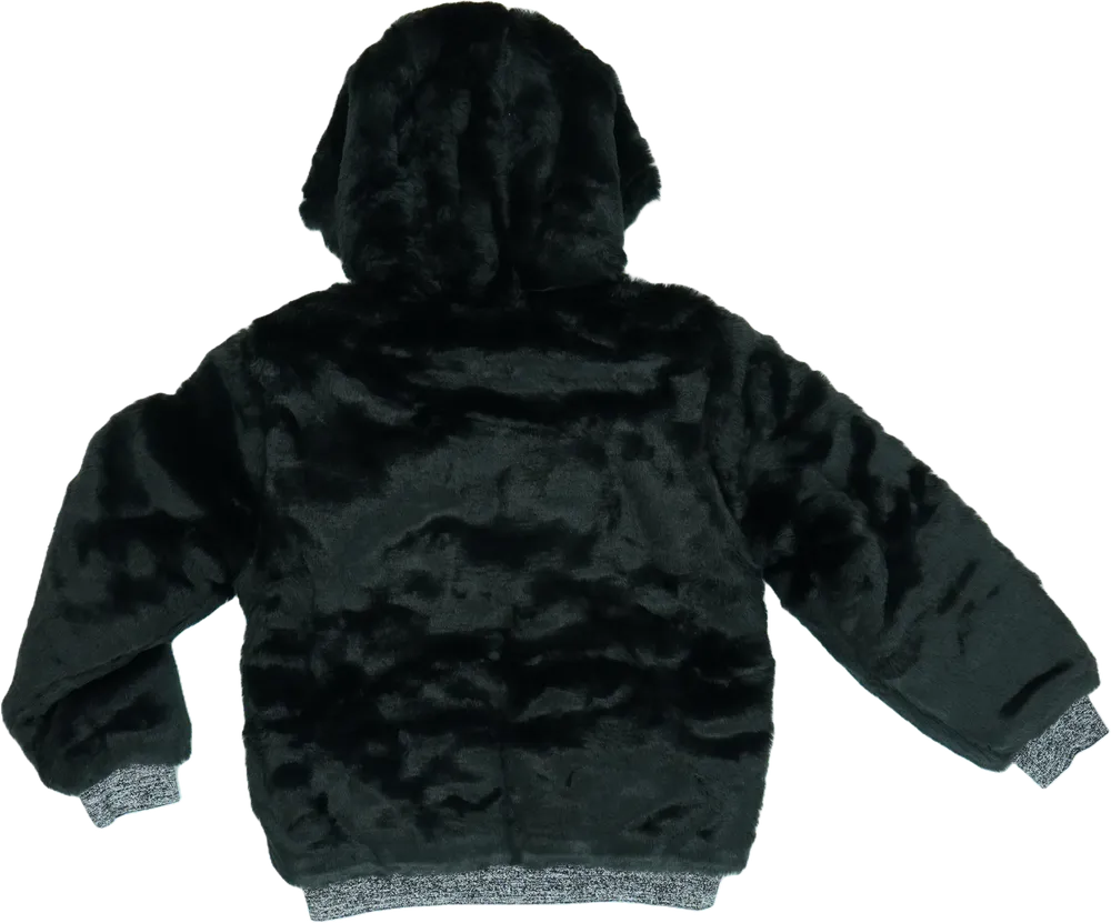 Fekete Benetton Dzseki EU 128 / UK 8 év / US 8 év/M