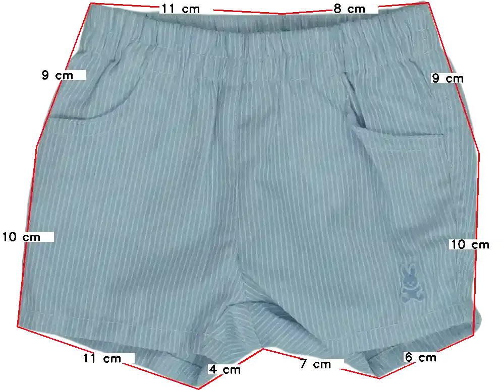 Kék Benetton Rövidnadrág EU 62 / UK 0-3 hónap / US 0-3 hónap