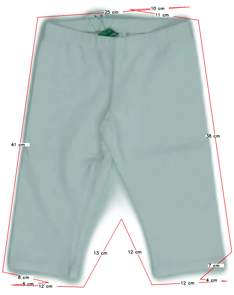 Fehér Benetton Leggings EU 110 / UK 5 év / US 5 év/XS