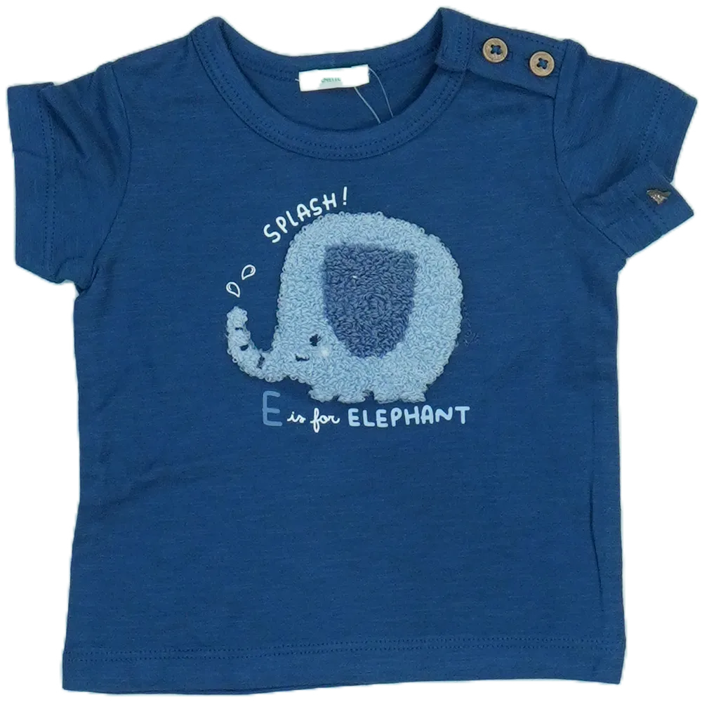 Kék Benetton Póló EU 62 / UK 0-3 hónap / US 0-3 hónap