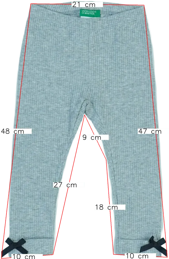 Szürke Benetton Leggings EU 92 / UK 2 év / US 2T
