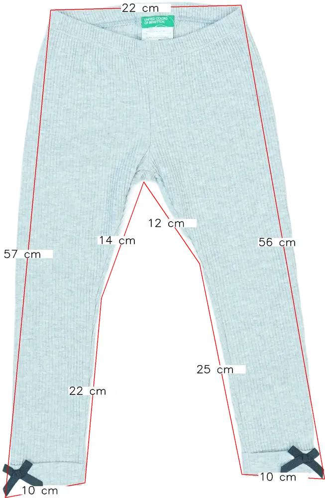 Szürke Benetton Leggings EU 104 / UK 4 év / US 4T/XS