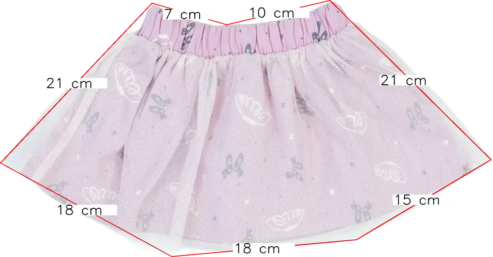 Rózsaszín Benetton Szoknya EU 74 / UK 6-9 hónap / US 6-9 hónap