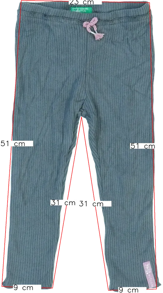 Szürke Benetton Hosszúnadrág EU 98 / UK 3 év / US 3T