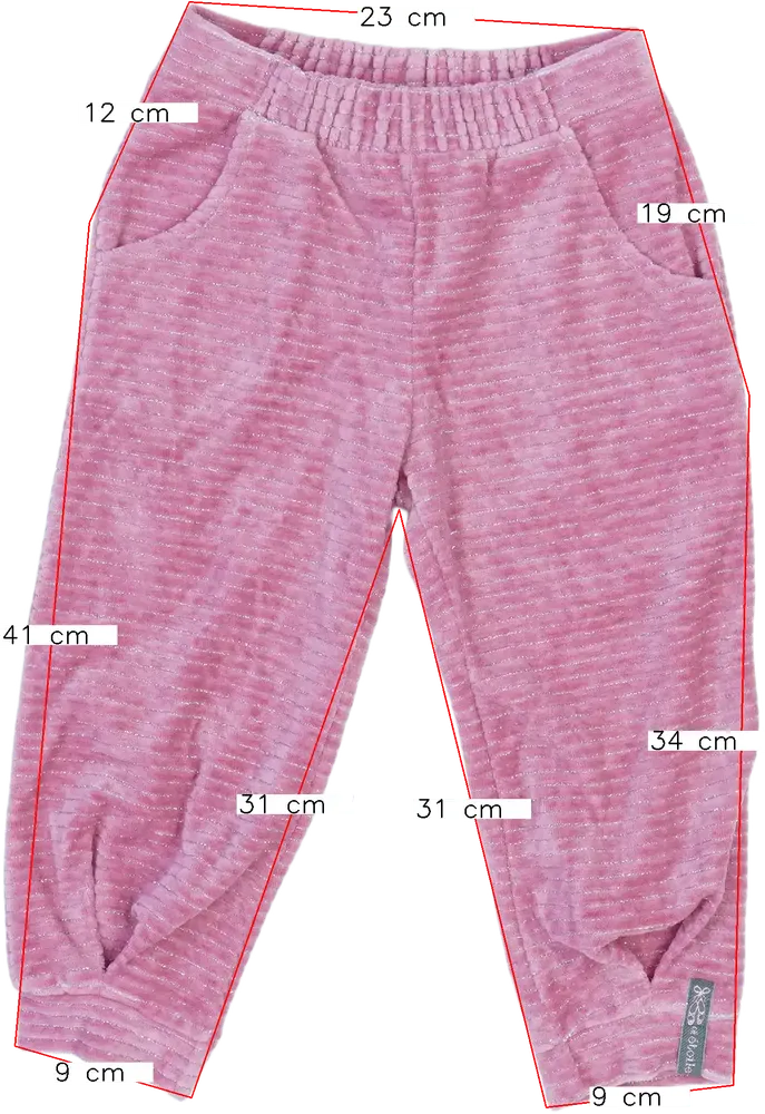 Rózsaszín Benetton Melegítőnadrág EU 98 / UK 3 év / US 3T