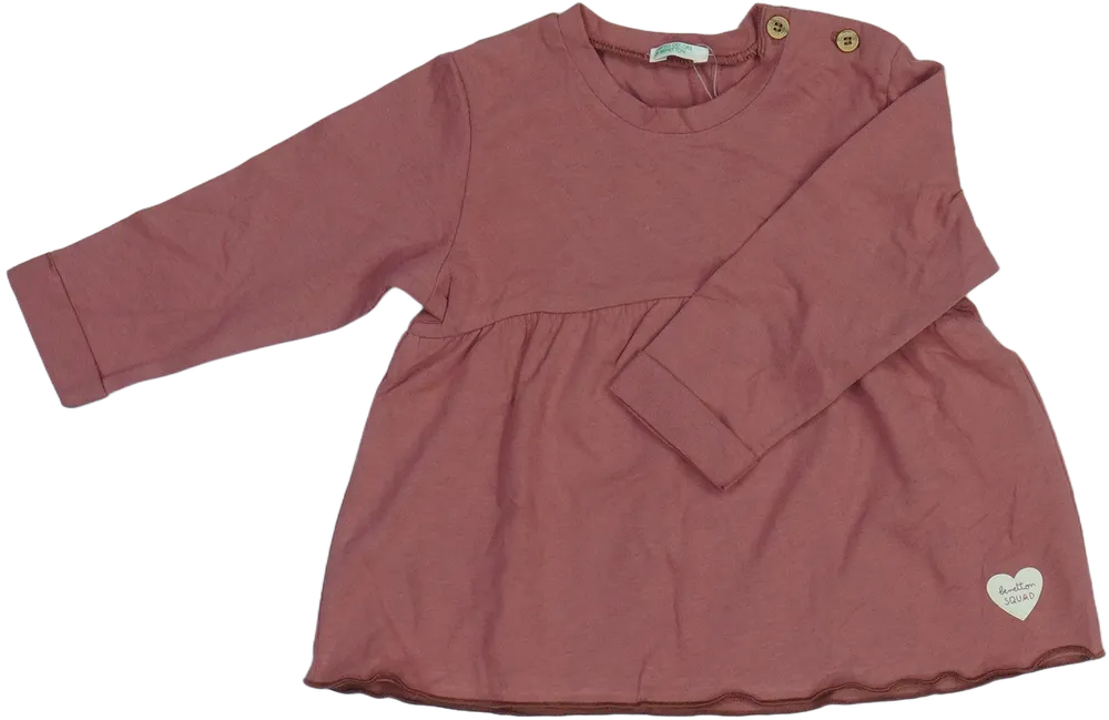 Rózsaszín Benetton Ruha EU 74 / UK 6-9 hónap / US 6-9 hónap