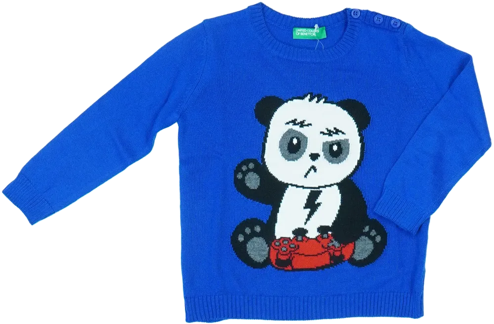 Kék Benetton Kötött pulcsi EU 86 / UK 12-18 hónap / US 18 hónap