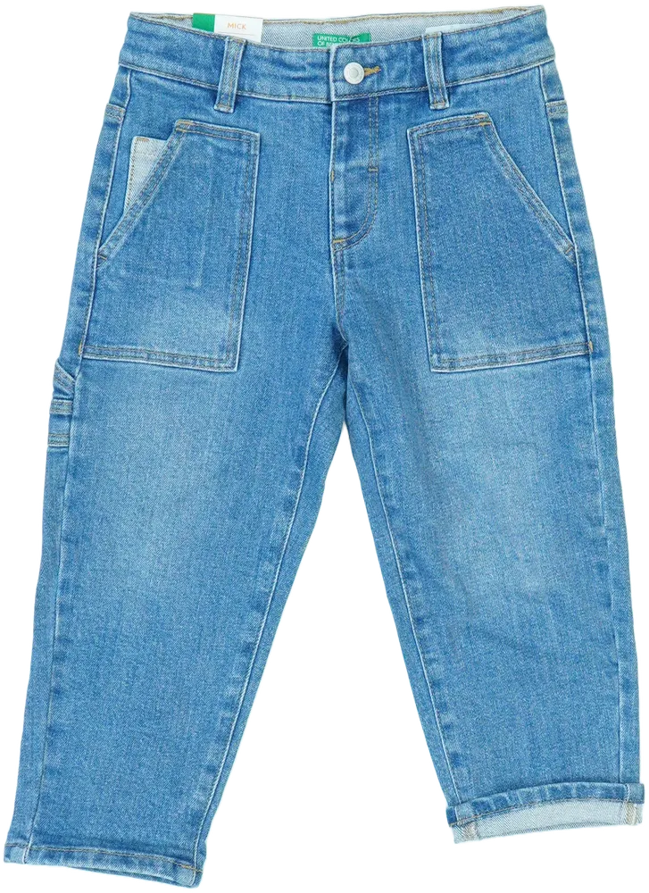 Kék Benetton Farmernadrág EU 98 / UK 3 év / US 3T