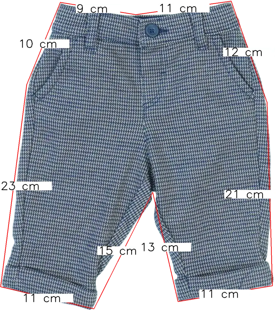 Többszínű Benetton Hosszúnadrág EU 68 / UK 3-6 hónap / US 3-6 hónap