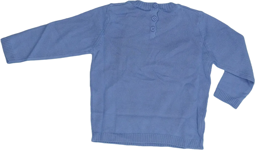 Lila Benetton Kötött pulcsi EU 68 / UK 3-6 hónap / US 3-6 hónap