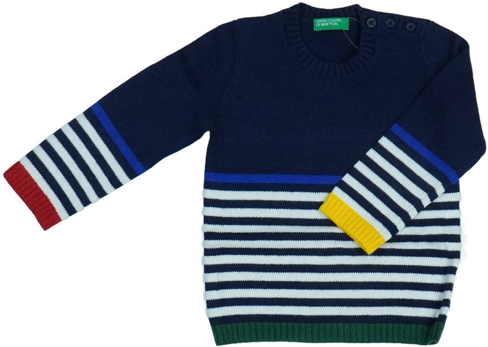 Többszínű Benetton Kötött pulcsi EU 86 / UK 12-18 hónap / US 18 hónap
