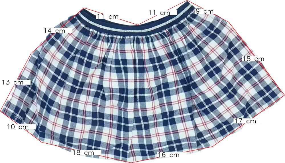 Fehér Benetton Szoknya EU 98 / UK 3 év / US 3T