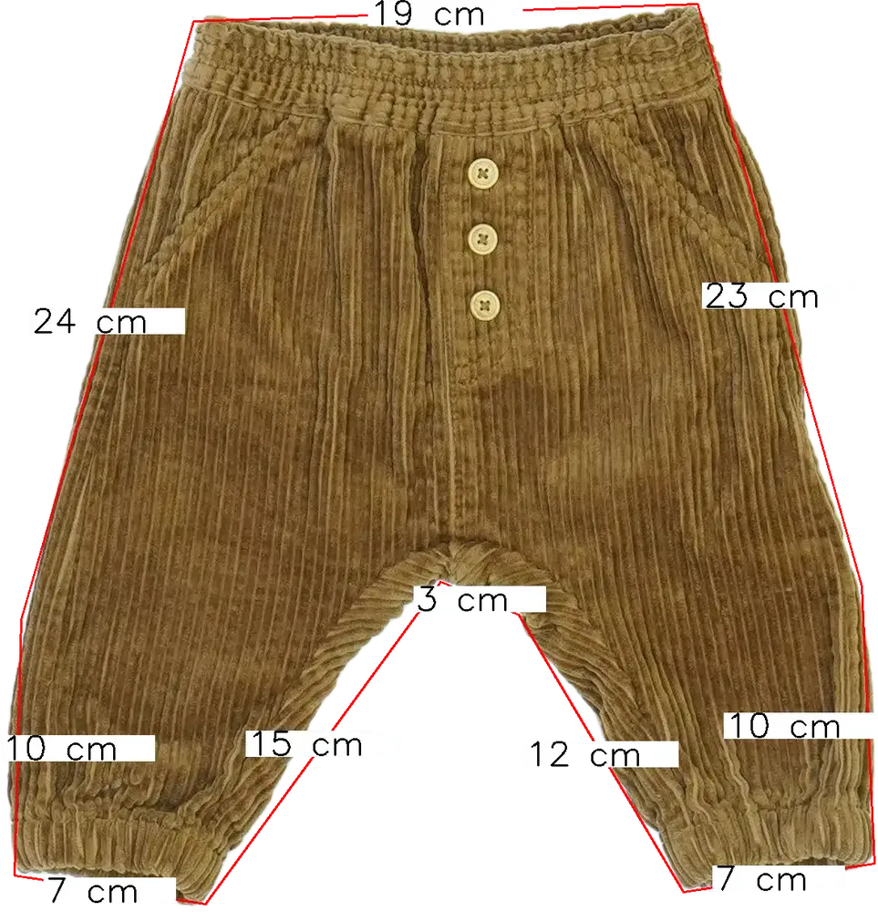 Barna Benetton Baby nadrág EU 68 / UK 3-6 hónap / US 3-6 hónap